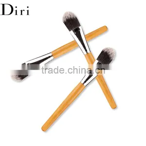 Women Beauty Bamboo Handle Makeup Face Foundation Brush thumbnail-2