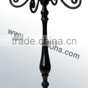 Black Party Use Candelabra Weddings And Metal Religious Candelabra For Decorative Church thumbnail-2