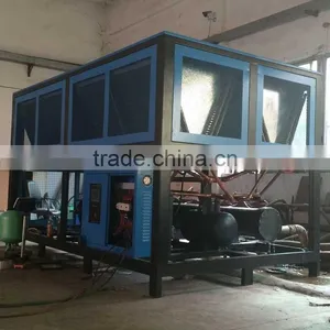 R22 Cooling Media Industrial Air Cooled Screw Chiller thumbnail-4