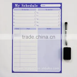 Magnetic Dry Erase Wall Sticker Printed Whiteboard Weekly Calendar 60 x 40 cm thumbnail-6