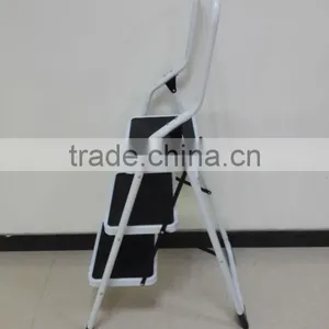 3 Step Steel Ladder With White Color thumbnail-5