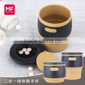 Collapsible Silicone Coffee Mugs for Outdoor Camping and Hiking thumbnail-6