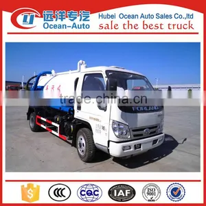 Famous Forland 3000l Vacuum Pump Suction Sewage Truck for Sucking Waste thumbnail-1