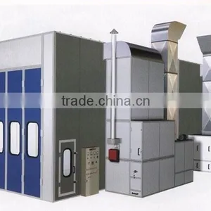 Infrared Bus Painting Room Large-scale Electrical Spray Booth For Sale 14m Length thumbnail-1