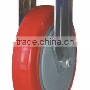 Fixed Plate Caster Wheel,rubber Caster thumbnail-1