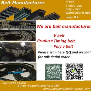 Factory Supply All Kinds of Poly v Belt Fan Belt Timing Belt With Different Quality Low Price thumbnail-4