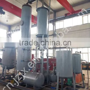 Stainless Steel Black Oil Regeneration Plant to Make Bright Yellow Diesel Oil thumbnail-2