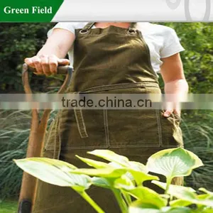 Green Field Garden Apron,Canvas Gardening Aprons thumbnail-1