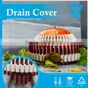 DC-D1810A Lightweight Stop Leaves Plastic Balcony Floor Drain Cover thumbnail-1