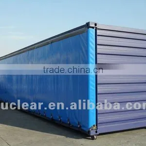 Double Side Acrylic Lacqured Tarpaulin for Side Curtain thumbnail-1