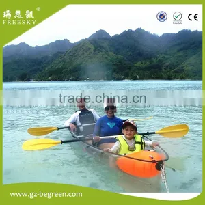 New Design Water Sport Transparent Canoe Kayak for Sale thumbnail-1