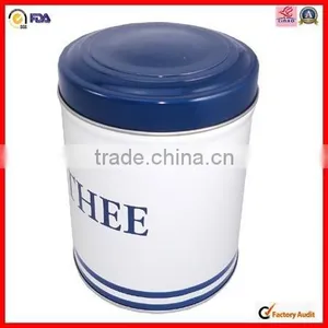 Tea Tin Metal Decorative Round Tin Boxes With Lids thumbnail-4