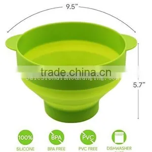 Silicone Collapsibel Popcorn Popper ,Silicone Popcorn Popper,silicone Popcorn Maker thumbnail-4