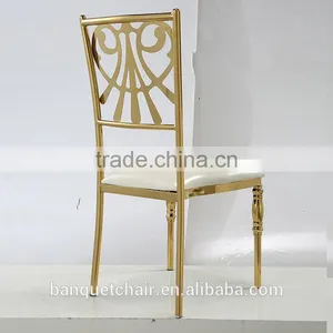 New Morden Metal Stainless Steel Dinner Chair for Sale thumbnail-3