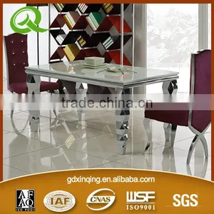 TH316 Tempered Glass Top Restaurant Table Restaurant Table thumbnail-5