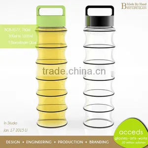 500ml New Drink Bottle With Colored Silicone Cap thumbnail-6