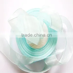 Custom Logo Cheap Polyester Gift Organza Ribbon and Craft thumbnail-3