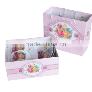 220cc Ceramic Cup&saucer With Decal thumbnail-1