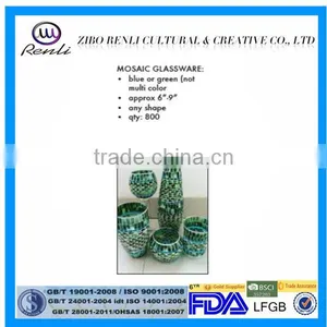 Emerald Green Color Types Vintage Handmade Craft Decorative Tall Wedding Vases thumbnail-1