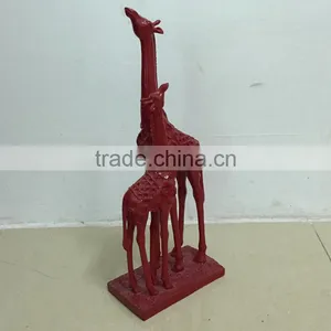 Polyresin Giraffe Sculpture Statue thumbnail-2