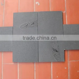 Black Stone Tiles Basalt Grey With Holes Black Basalt Stone,Basalt Wall Tiles thumbnail-2