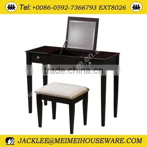 Modern Console Table With Wooden Mirror thumbnail-1