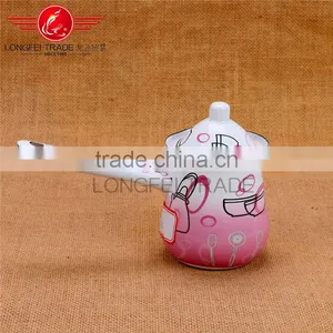 New Item Design Personalized Enamel Coffee Tea Pot / Coffee Jug thumbnail-4