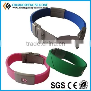 ID Bracelet With Silicone Material for the Old and Chirldren thumbnail-2