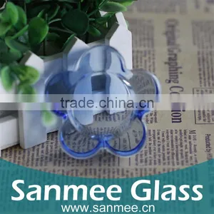Flower Shaped Mini Crystal Candlestick Holder With Custom Spray thumbnail-1