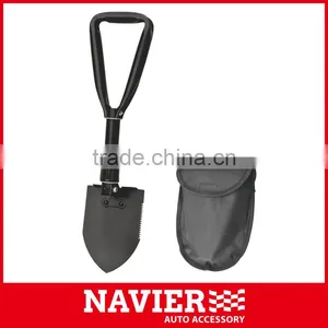 Camping Mini Portable Foldable Shovel With Bag thumbnail-1