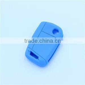 Cheap Price Single Color Silicone Car Key Covers, Silicone Car Key Holer for Volkswagen Golf7 thumbnail-2