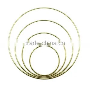 High Quality Bright Color Metal O Ring for Handbag Round Ring, Butt Welded Steel Wire Rings ID 1" thumbnail-6