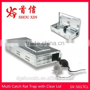 Multi-Catch Clear Top Humane Live Repeater Rat Trap SX-5017CL thumbnail-1