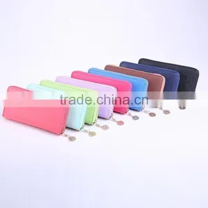 2015 Promotional Women Wallet Handmade Leather Wallet Fashion Purse For Women thumbnail-2