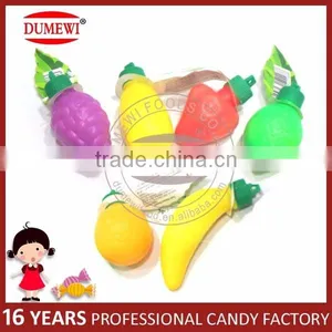 Sour Candy Fruity Powder in Fruit Shape Bottle thumbnail-1