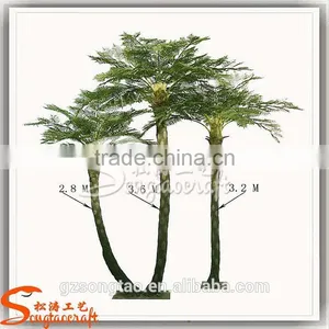 Outdoor Fiberglass Artificial Tree Decorative Artificial Palm Tree Wholesale thumbnail-3