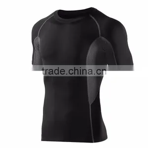 Sports Raglan Sleeve Mens Compression t Shirts thumbnail-5
