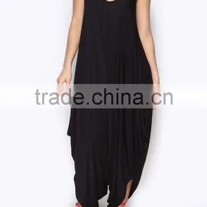Summer Casual Loose Womens Jumpsuit V-Neck Spaghetti Strap Beach Playsuit Jumpsuits thumbnail-4
