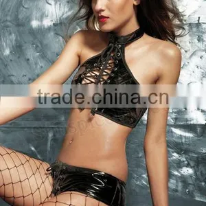 Newest Sexy Leather Lingerie Manufacturer thumbnail-1