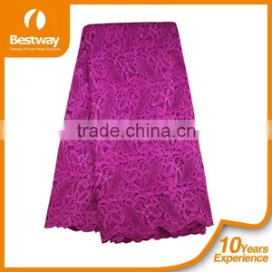 White Bridal Embroidery Lace Fabric Cupion Guipure Lace From China CP0011 thumbnail-5