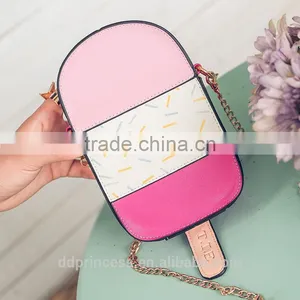 Summer Girls Clothing Mini Cheap T-shirt Bag 3 Colors Food Fancy Lazy Bag thumbnail-1