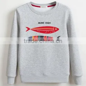Cheaper Customized Design Crewneck Pullover Fleece TC65/35 Cheaper Hoodies/sweatshirt thumbnail-1