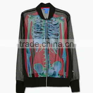 Hoodie Wear Skull Printed Sweatshirt Skeleton Sublimation Print Sweatshirt thumbnail-1