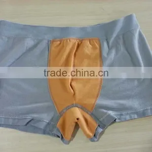 Bamboo Fiber Men Seamless Boxer Shorts thumbnail-3