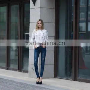 Casual Blouse Summer Blouse Fashion Loose Style Blouse for Young Ladies thumbnail-2