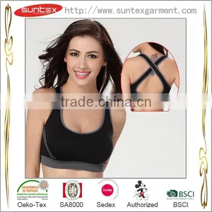 2015 Oeko Comfortable Quick Dry Breathable for Women Fitness Wear Lady's Sports Bra thumbnail-6