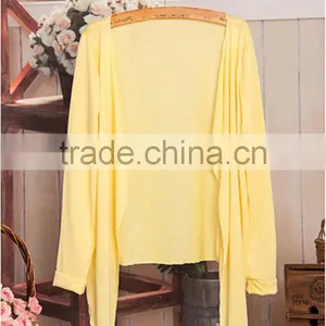 Korea Sex Long Sleeve Without Button Sun Protection Clothing Breathable Summer Thin Women Chiffon thumbnail-3