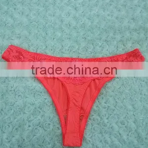 Newest Women Micro Panty Stylish Fluo Lace Thong Underwear thumbnail-2