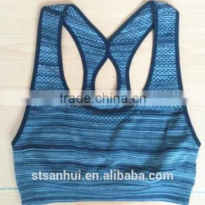 Seamless Sports Bra With Top Double Layer for Competitive Piece thumbnail-1
