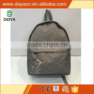 2017 Hot Sales Wholesales Custom Grey Waterproof Nylon Backpack thumbnail-1